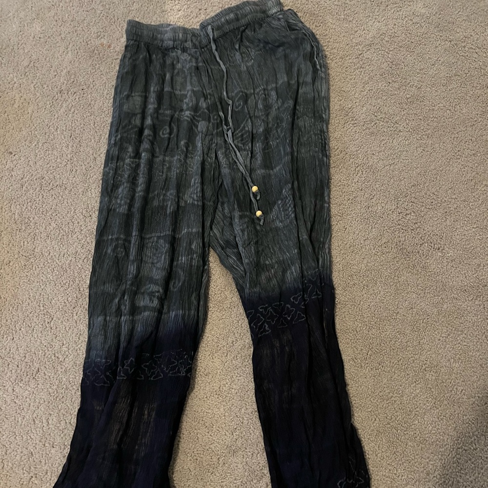 flared thin pants